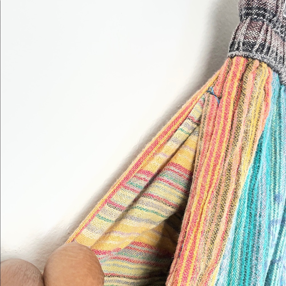 Rising International Multicolor Patchwork Boho Hi… - image 5